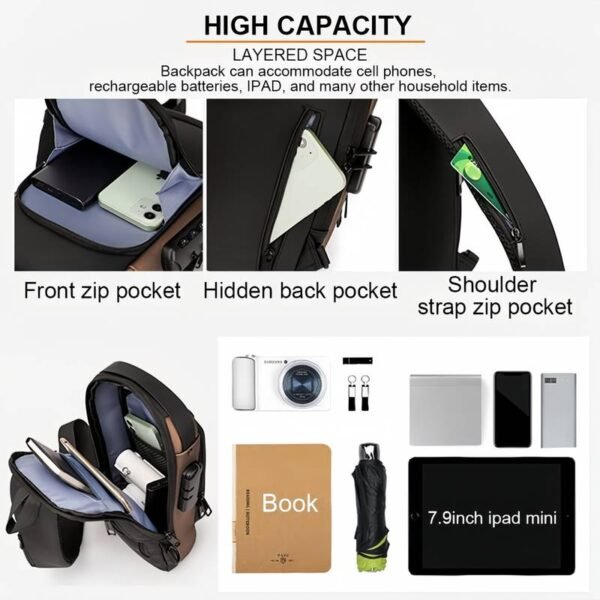 Sling Bag With Password Lock - Image 2