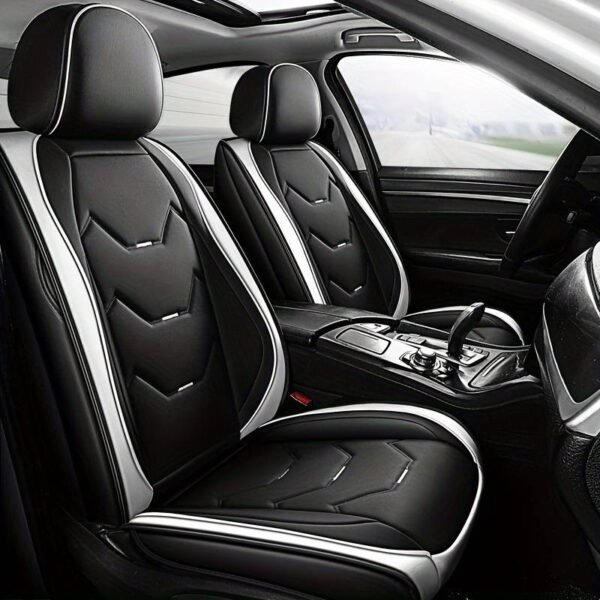 Universal Fit Waterproof PU Leather Car Seat Covers - Image 3