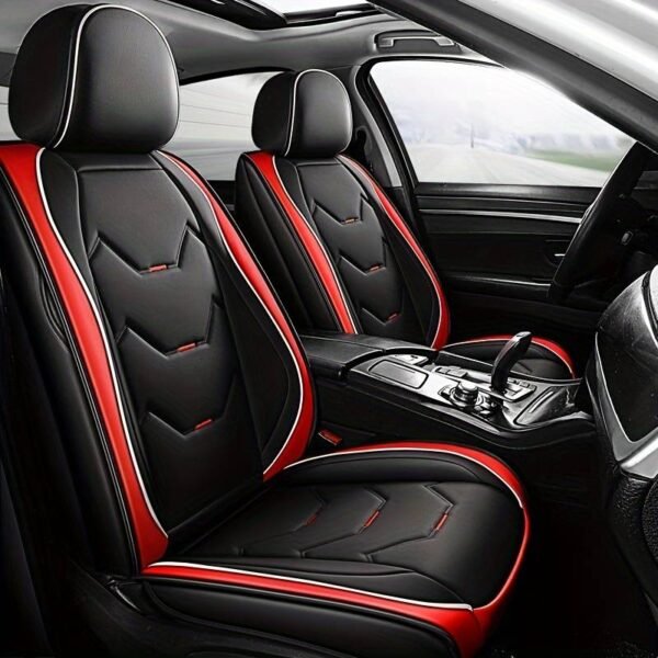 Universal Fit Waterproof PU Leather Car Seat Covers - Image 6