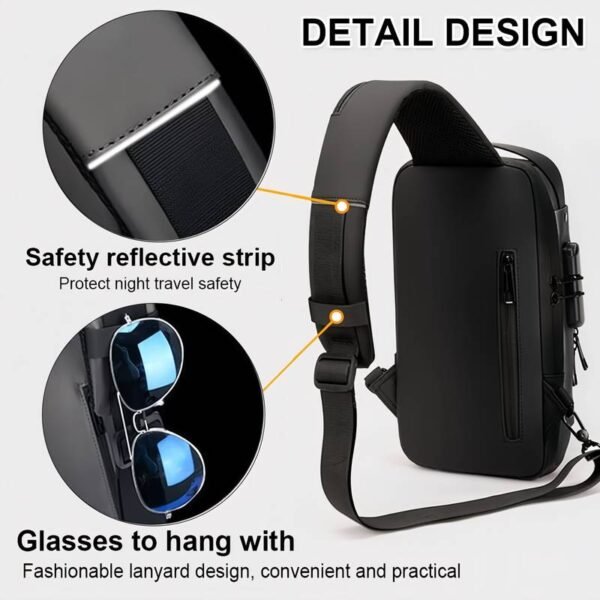 Sling Bag With Password Lock - Image 4