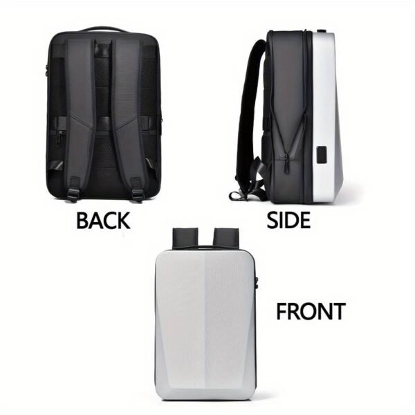 Large Capacity Laptop Backpack With USB Charging Port And Password Lock - Image 6