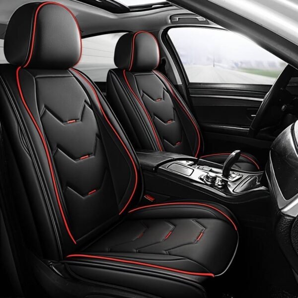 Universal Fit Waterproof PU Leather Car Seat Covers - Image 7