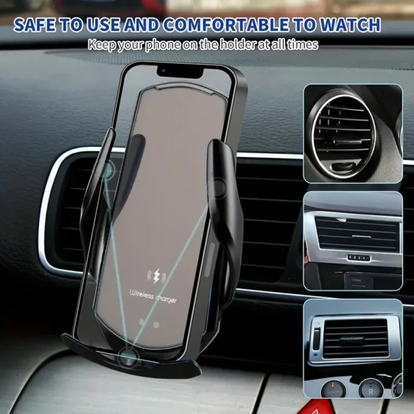 Wireless Car Charger with Automatic Clamping - Image 2