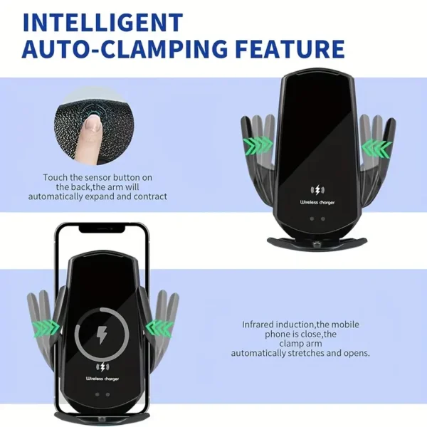 Wireless Car Charger with Automatic Clamping - Image 5